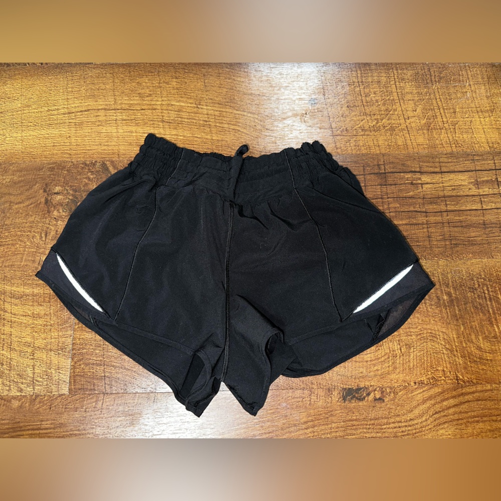 Lululemon Athletica Black Shorts with White Details